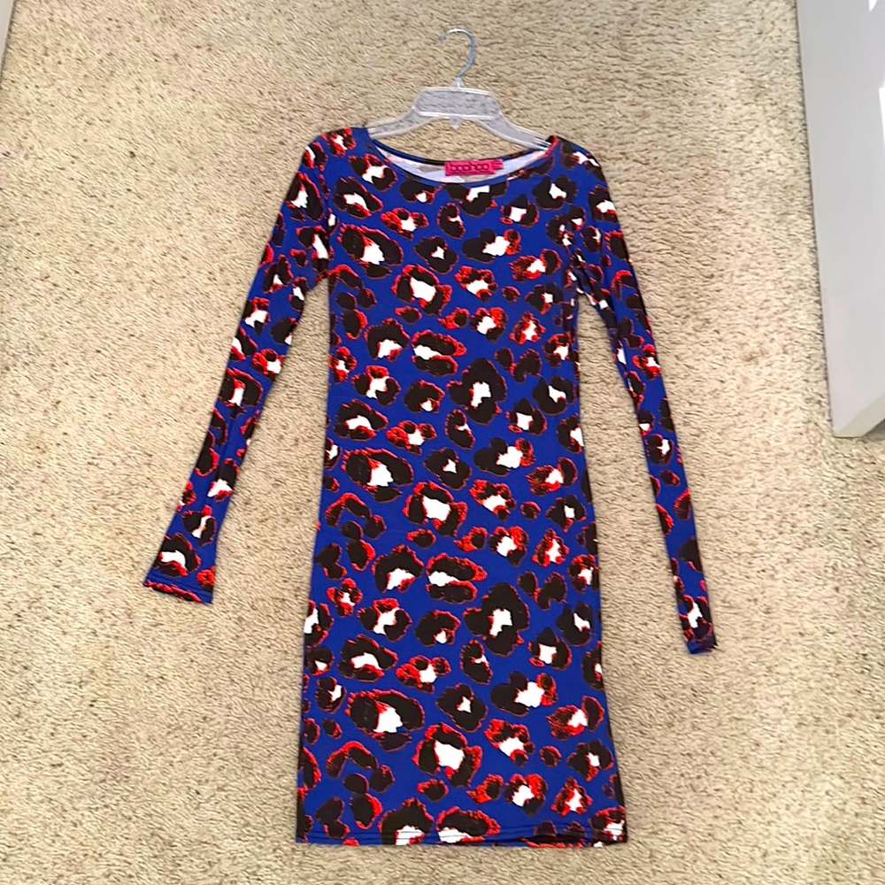 Boohoo Body-Con multi color Dress